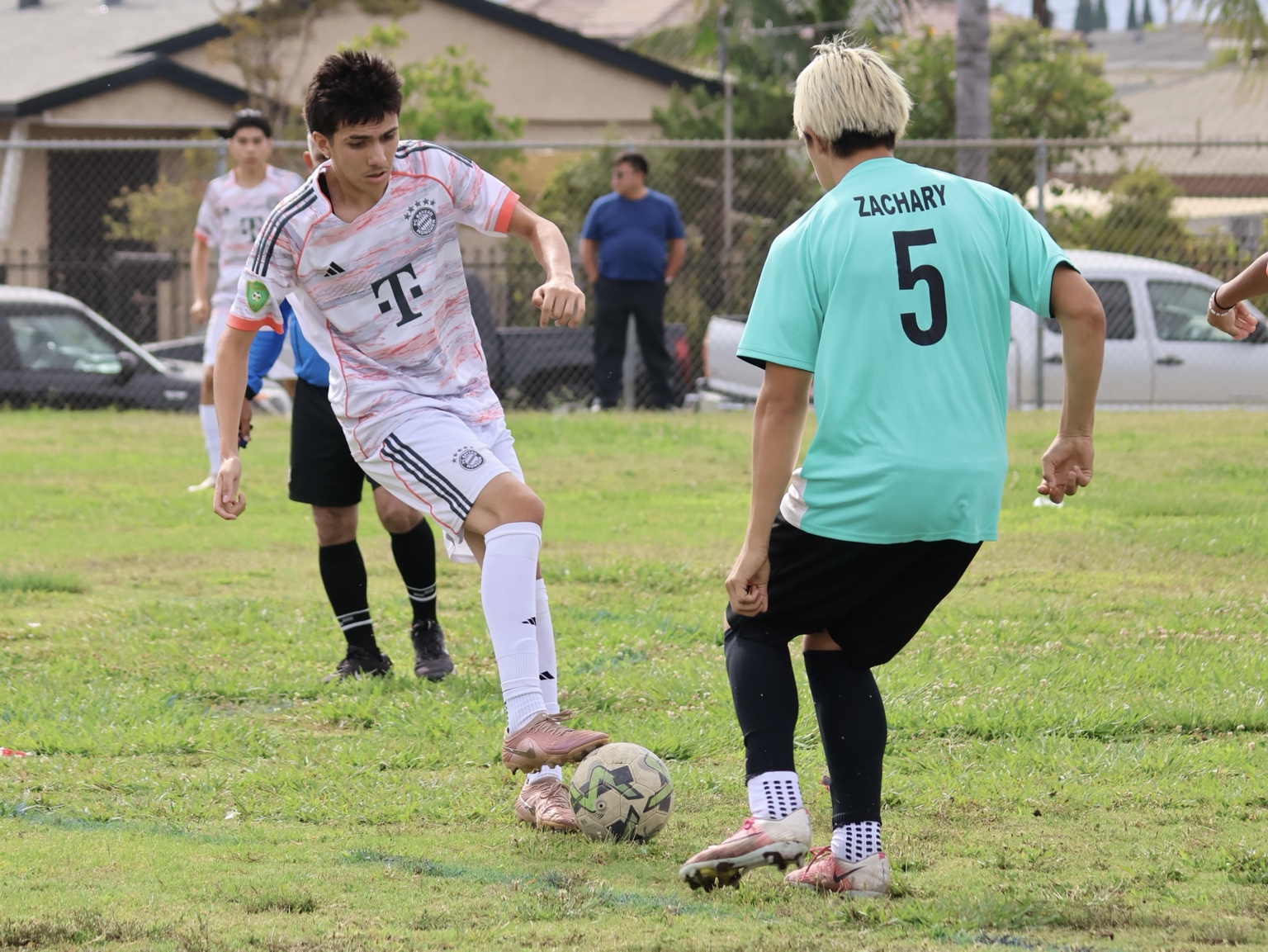 Alhambra FC youth soccer game action 8