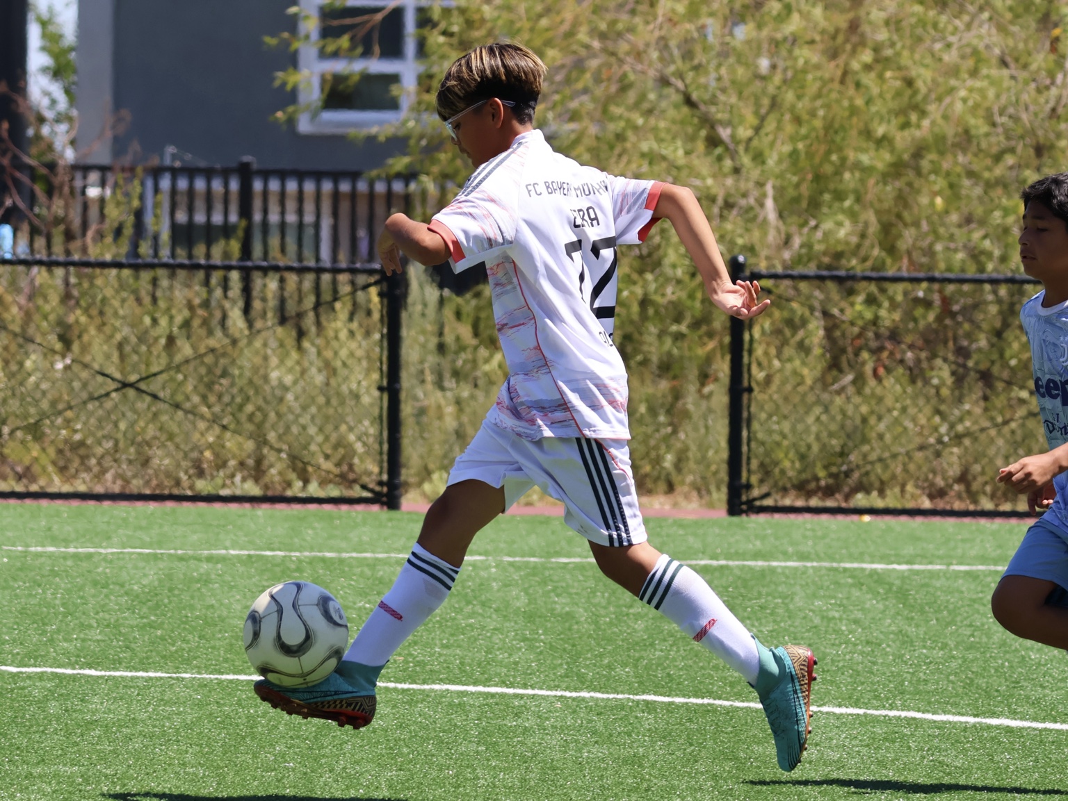 Alhambra FC youth soccer game action 16