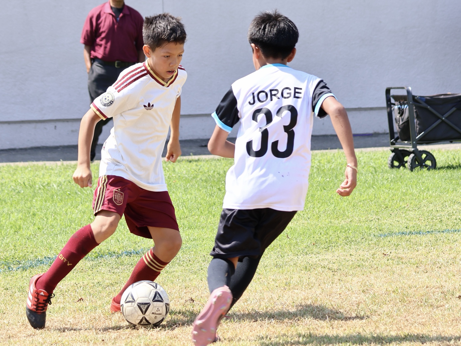Alhambra FC youth soccer game action 4