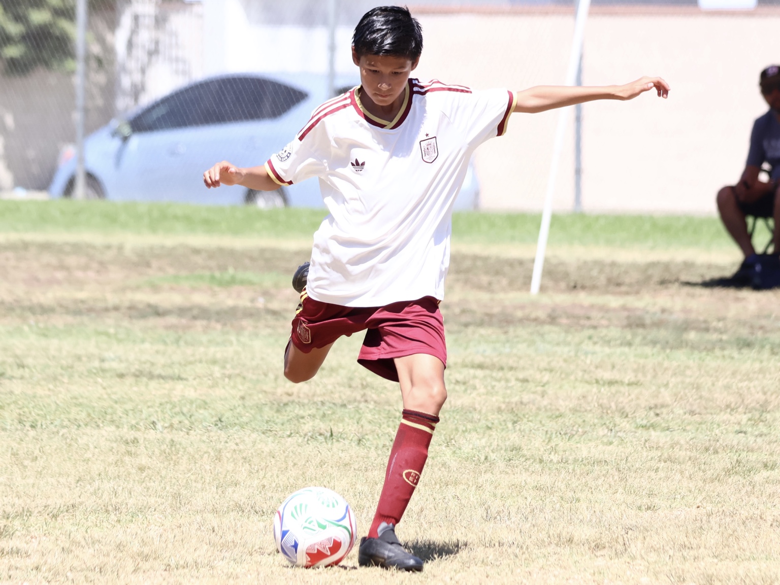Alhambra FC youth soccer game action 10