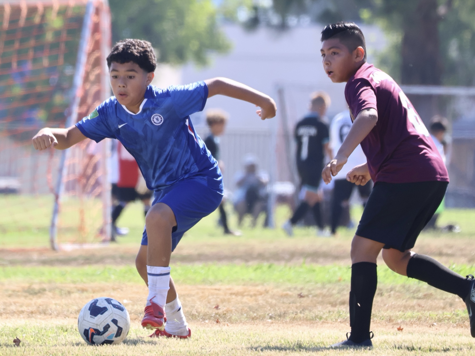 Alhambra FC youth soccer game action 18