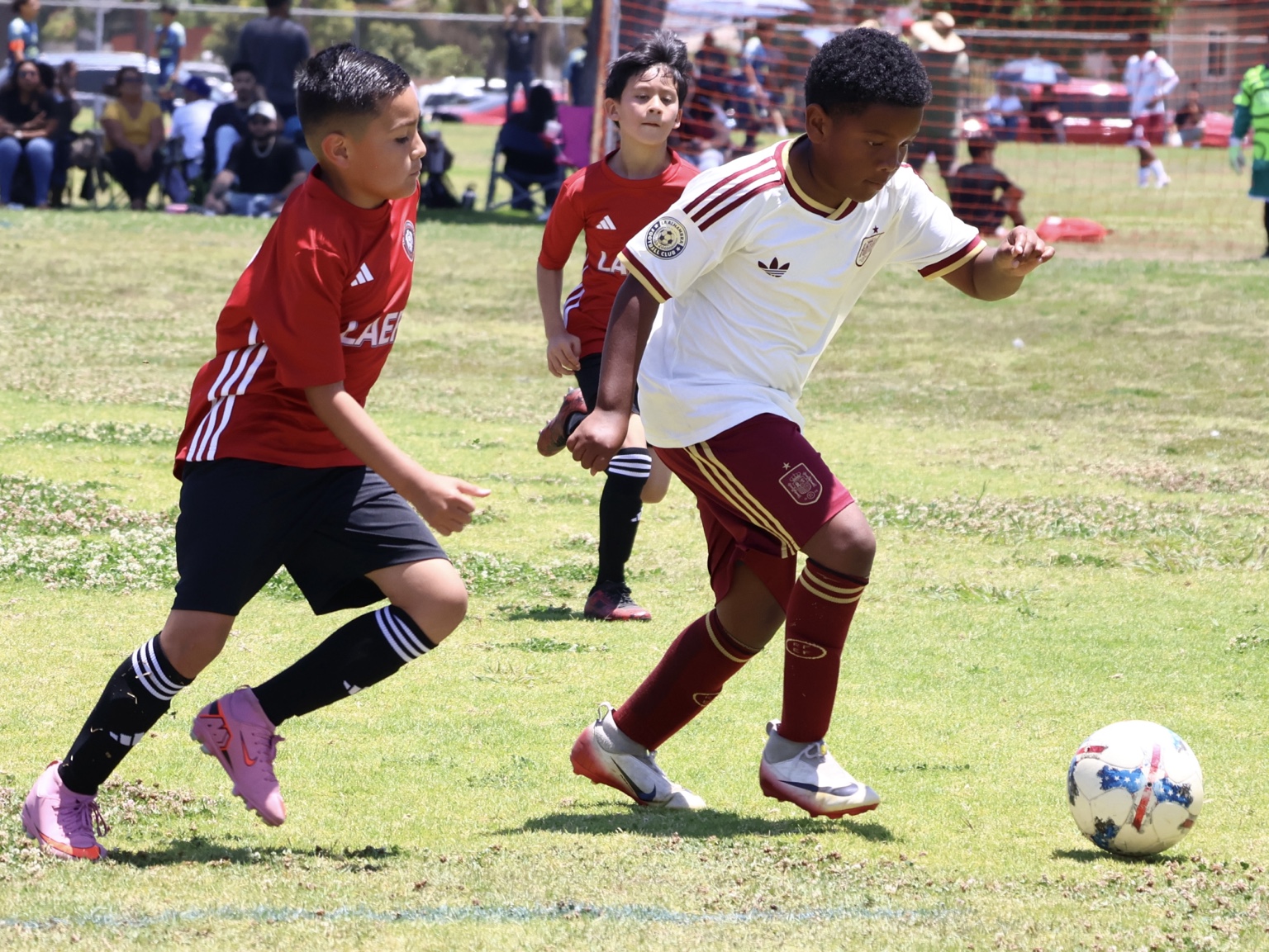 Alhambra FC youth soccer game action 20