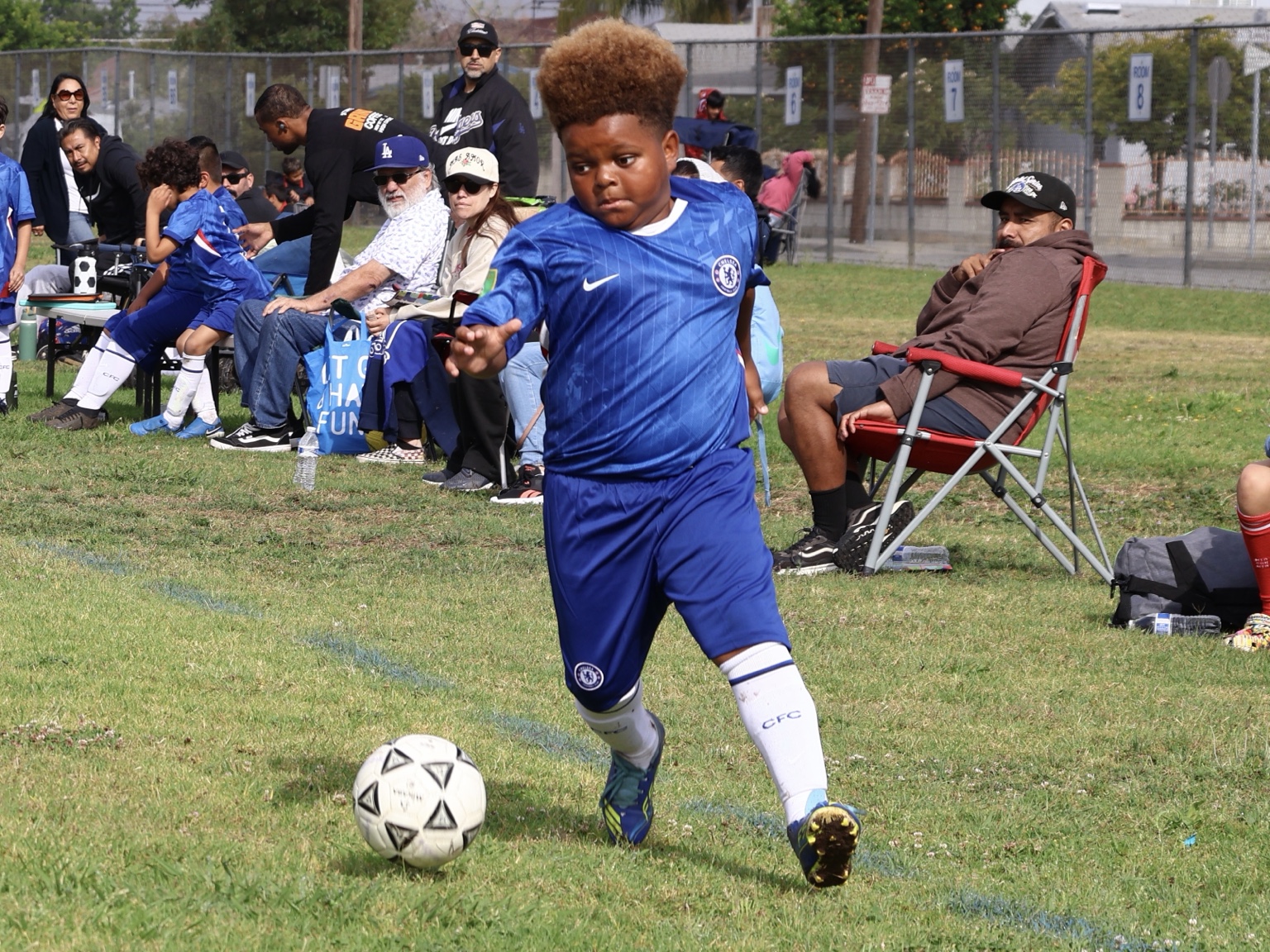 Alhambra FC youth soccer game action 19