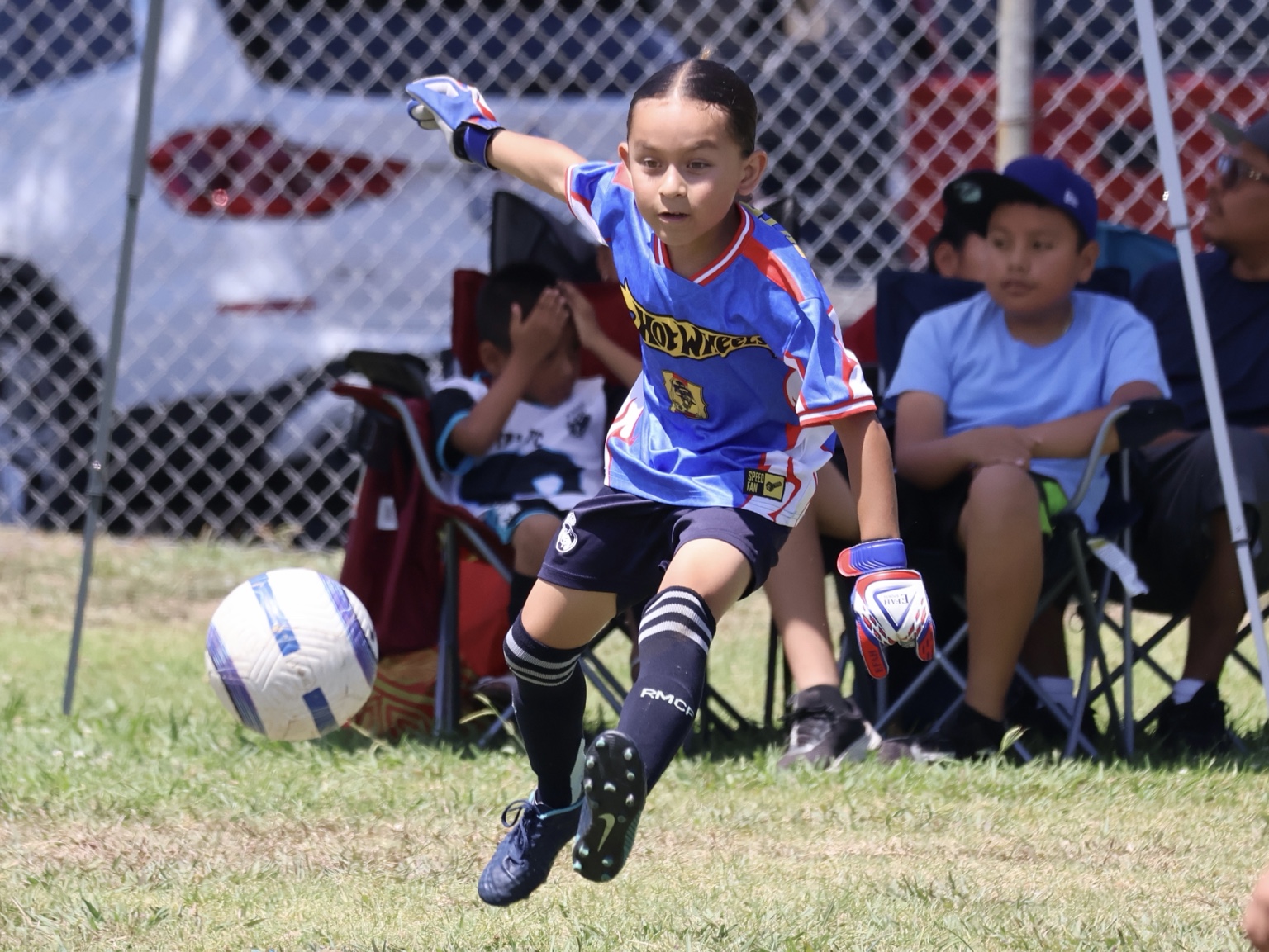 Alhambra FC youth soccer game action 9