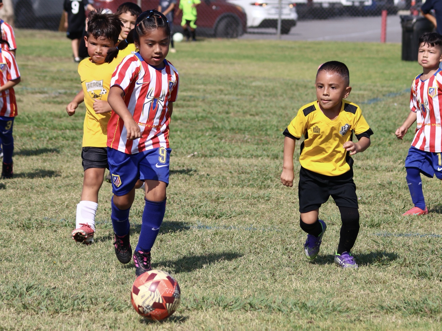 Alhambra FC youth soccer game action 15